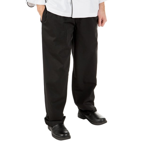 Mercer Culinary Millennia® M60050 Black Unisex Chef Pants 1XL