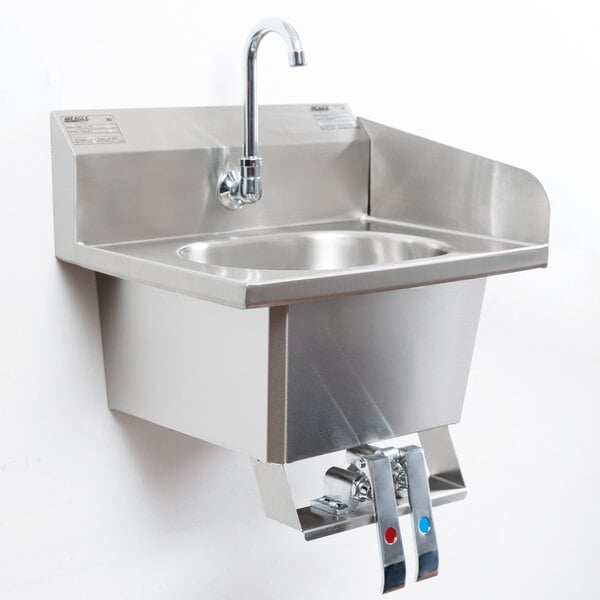 Eagle Group Hsa Ssk Right Or Left Stainless Steel Hand Sink Splash Guard