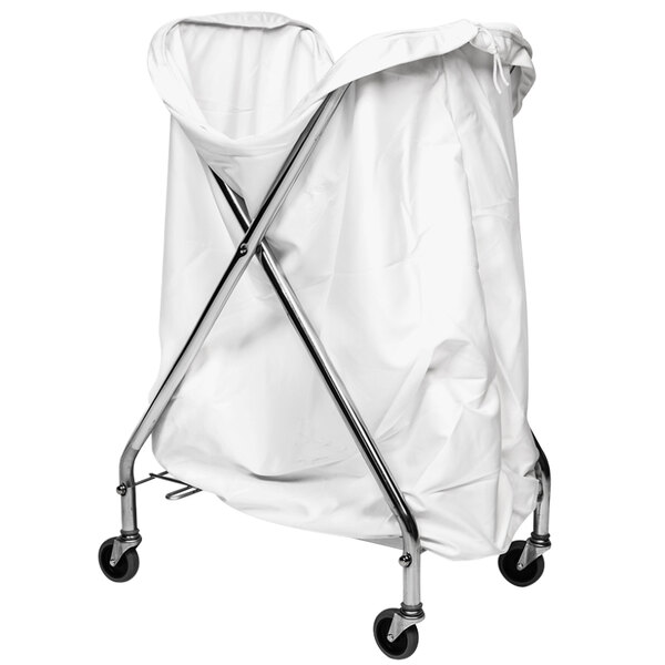 CSL 50611044 17 1/2" x 17 1/4" x 36 1/2" Zinc Plated Hamper Stand and