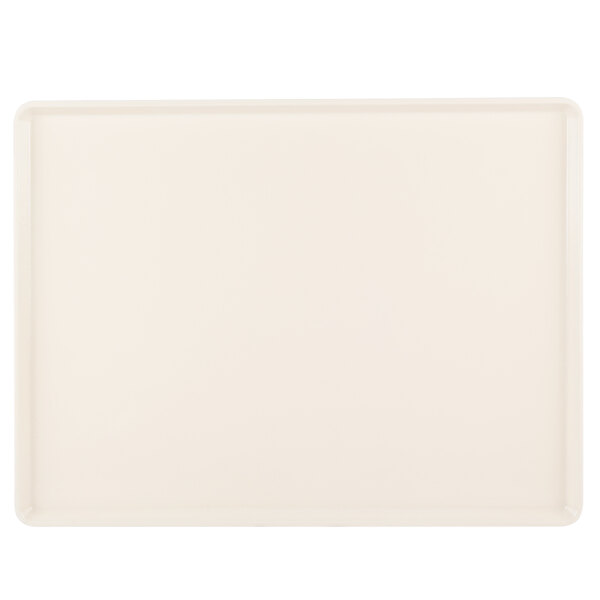 A white rectangular Cambro dietary tray.