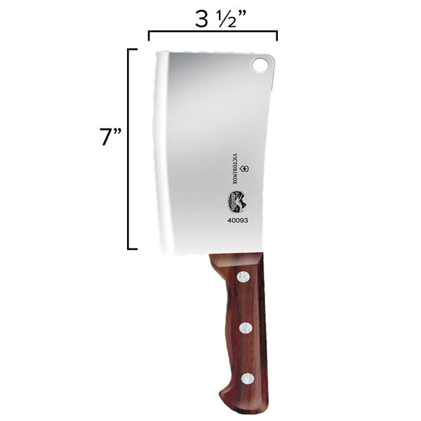 Victorinox 40093 7" Cleaver with Rosewood Handle