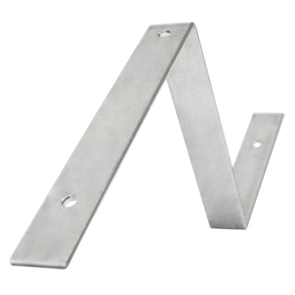 A metal TurboChef "Z" Stacking Bracket with holes on it.