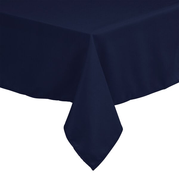 a black tablecloth on a white background