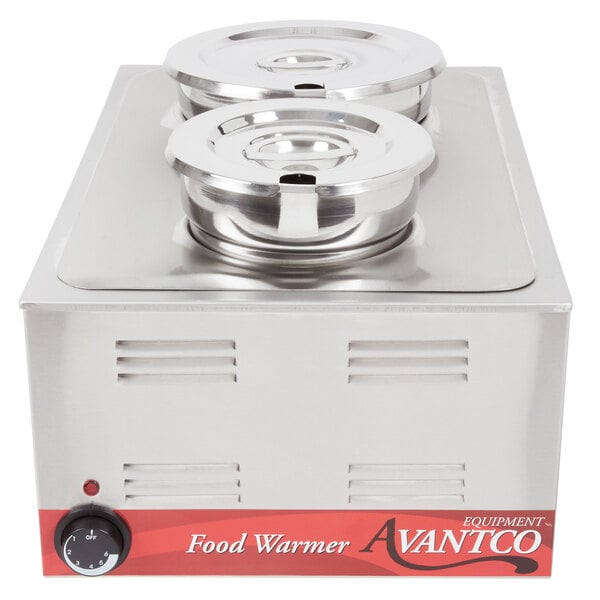 Avantco W43 12 x 27 4/3 Size Electric Countertop Food Warmer - 120V, 1500W