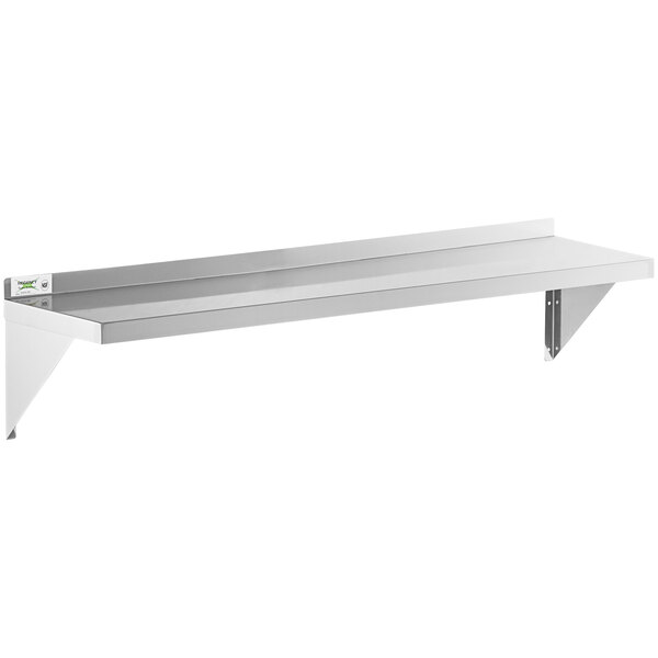 Regency 16 Gauge Stainless Steel 12 X 60 Heavy Duty Solid Wall Shelf