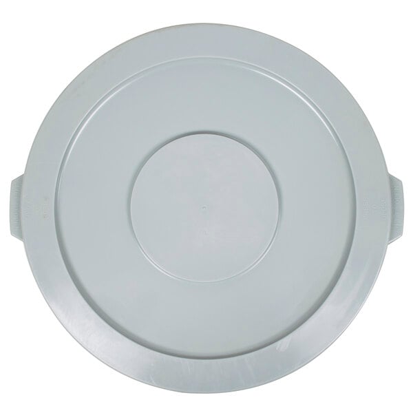 a white circle on a white surface