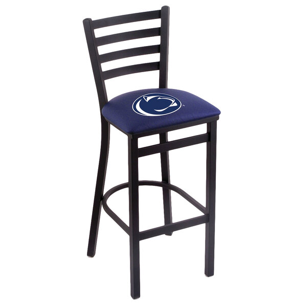 Holland Bar Stool L00430pennst Black Steel Penn State University Main Picture