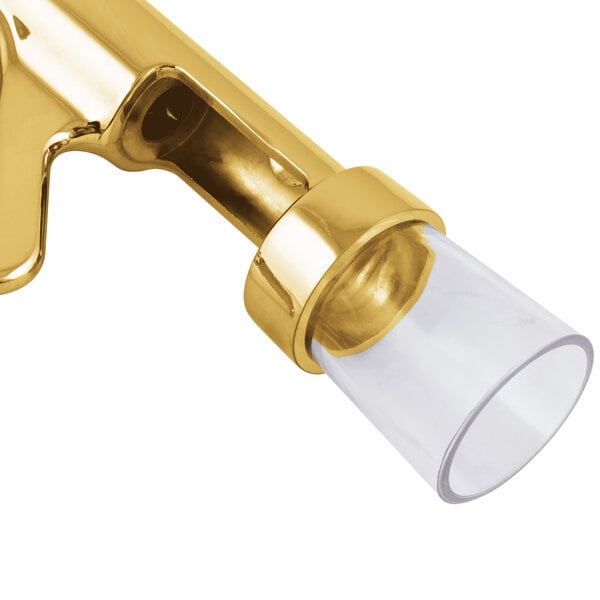 A brass-plated Franmara Bar-Pull wine opener.