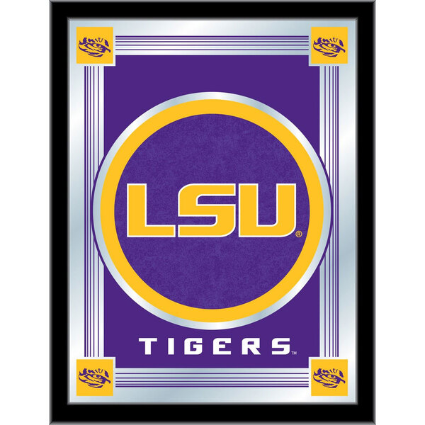a purple and yellow logo
