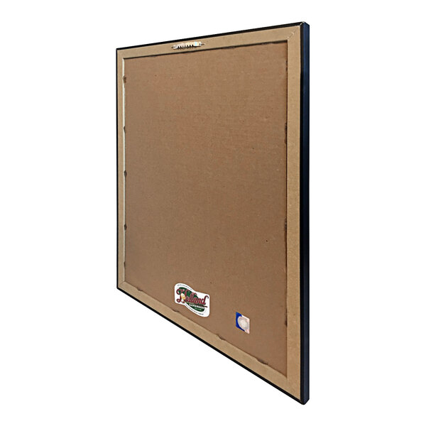 A brown cardboard board with a University of Kentucky logo in the center.