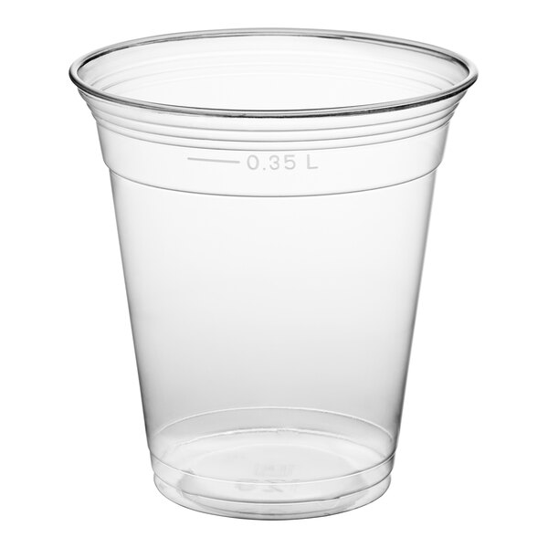A clear plastic Fabri-Kal Nexclear cup.