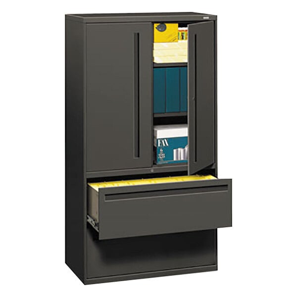 HON 785LSS 700 Series Charcoal Storage Cabinet with Two ...