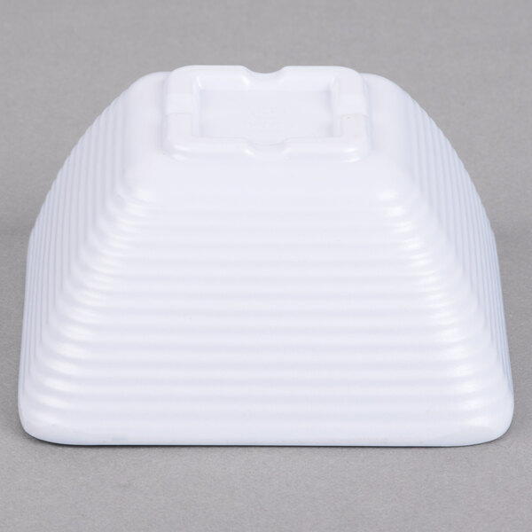 A white square Tablecraft ramekin.