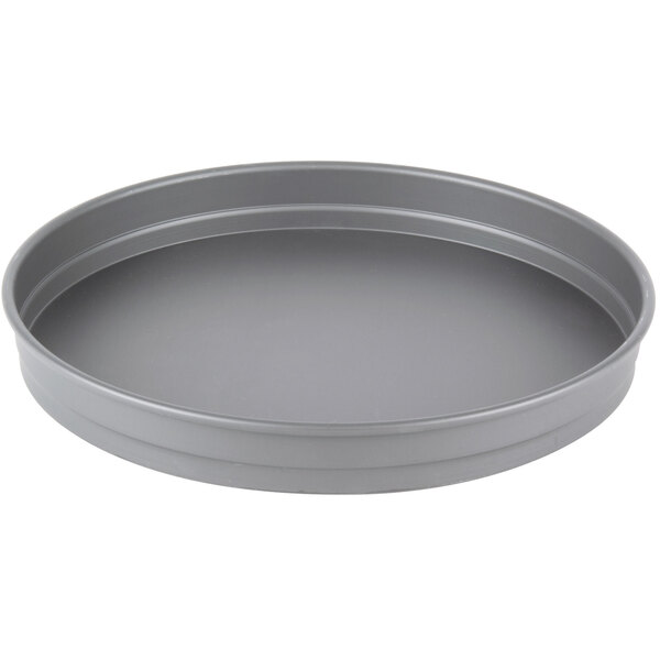 An American Metalcraft round grey hard coat aluminum pan.