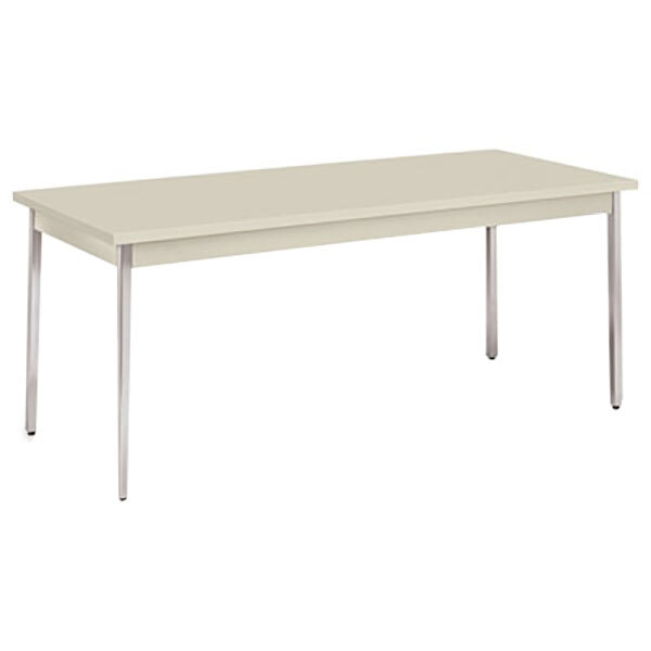 Hon Utm3072qqchr 30 X 72 Light Gray Utility Table 29 Height