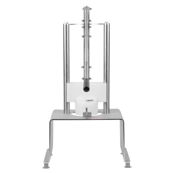 A Tellier pineapple corer and peeler machine on a stand.