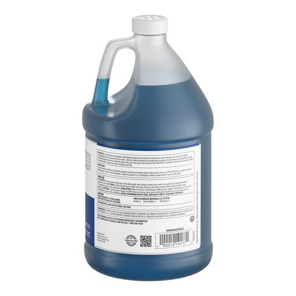 Noble Pan Pro II 1 gallon / 128 oz. Concentrated Pot & Pan Detergent with Lanolin - 4/Case