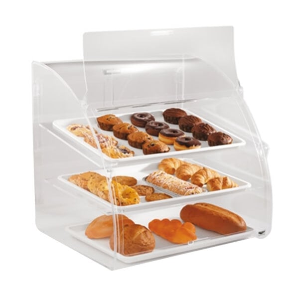 a close-up of a tray of pastries