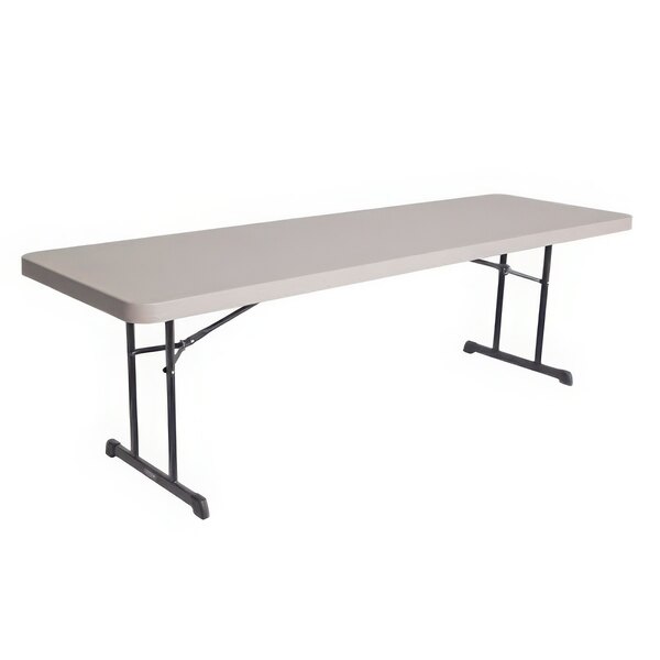 Lifetime 880127 30" x 96" Rectangular Putty Professional-Grade Plastic Folding Table - 18/Pack