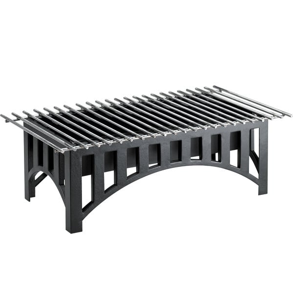 a close-up of a grill