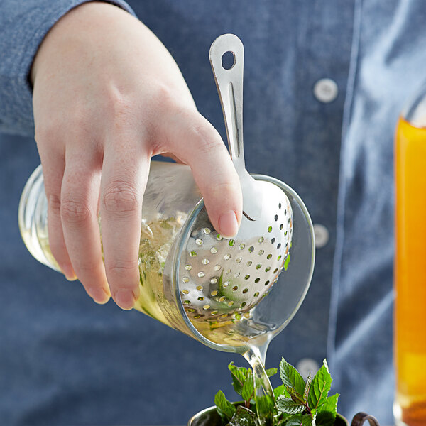 Julep Strainer Stainless Steel Julep Strainer at staurantStore