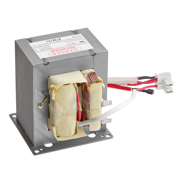 An Amana transformer with wires.