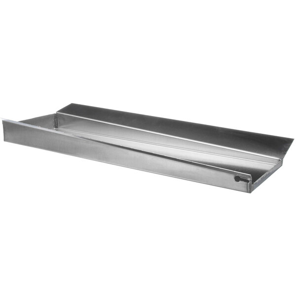 A stainless steel Hobart evaporator drain pan.