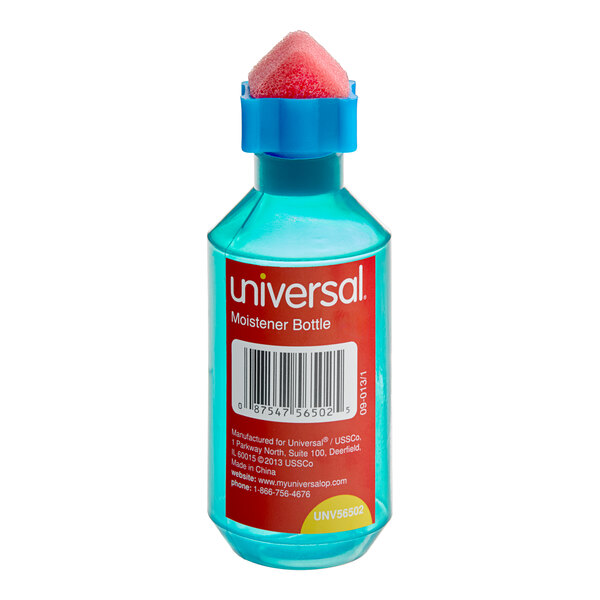 Universal UNV56502 2 oz. Squeeze Bottle Envelope Moistener