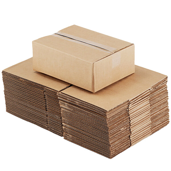 12" x 9" x 4" Kraft Shipping Box 25/Bundle