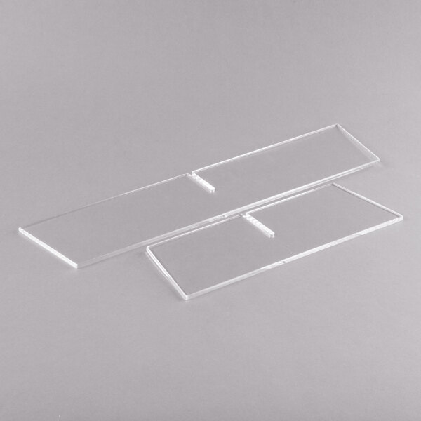 Clear plastic Clipper Mill basket divider.