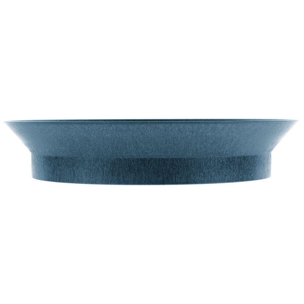 A blue HS Inc. polypropylene deli server bowl.