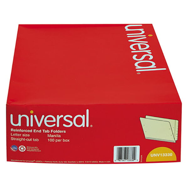 Universal UNV13330 Letter Size File Folder - Standard ...