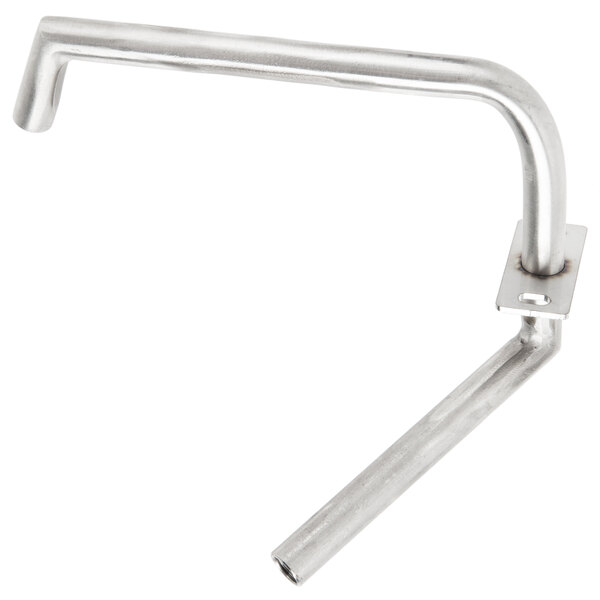 A metal pipe with a screw.