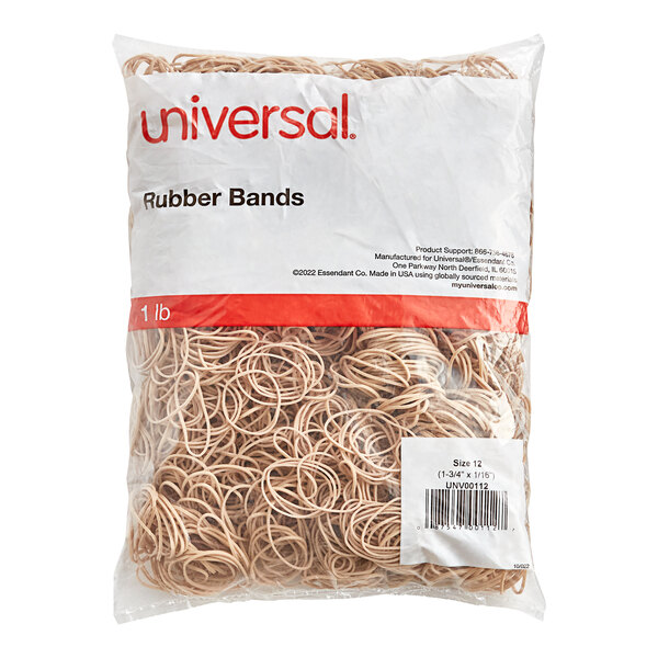 A bag of Universal beige rubber bands.