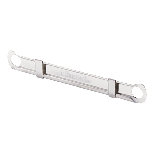 A Universal stainless steel file and paper fastener compressor.