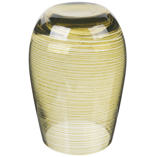 Stolzle S3527612T Twister 16.5 oz. Olive Stemless Wine Glass / Tumbler ...
