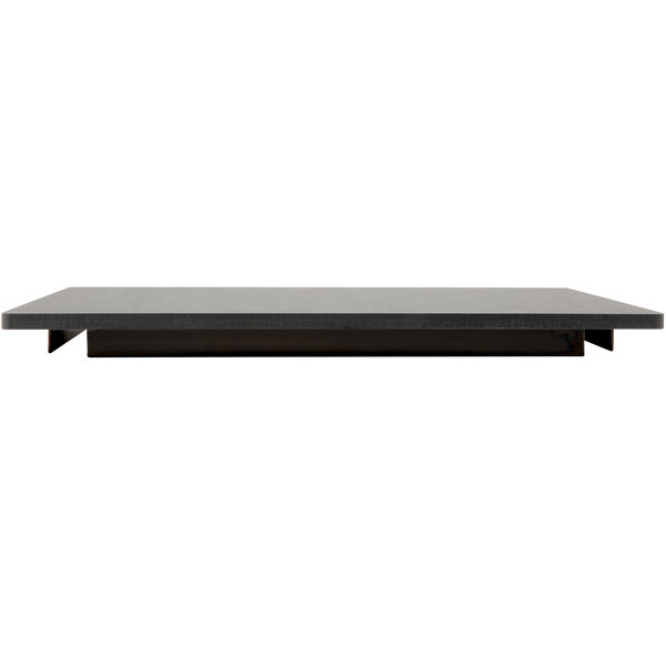 A black Tablecraft carving station shelf.