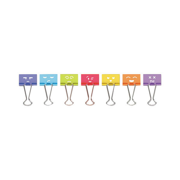 smiley binder clips