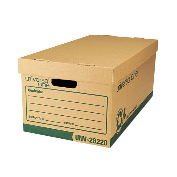 Universal UNV28220 24" x 12" x 10" HeavyDuty Kraft Letter / Legal File