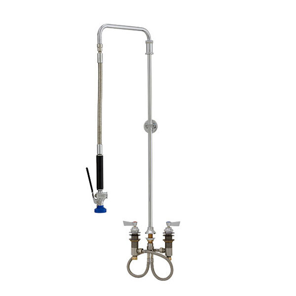 Fisher 49271 Deck Mounted PreRinse Faucet with Widespread Deck, Swivel