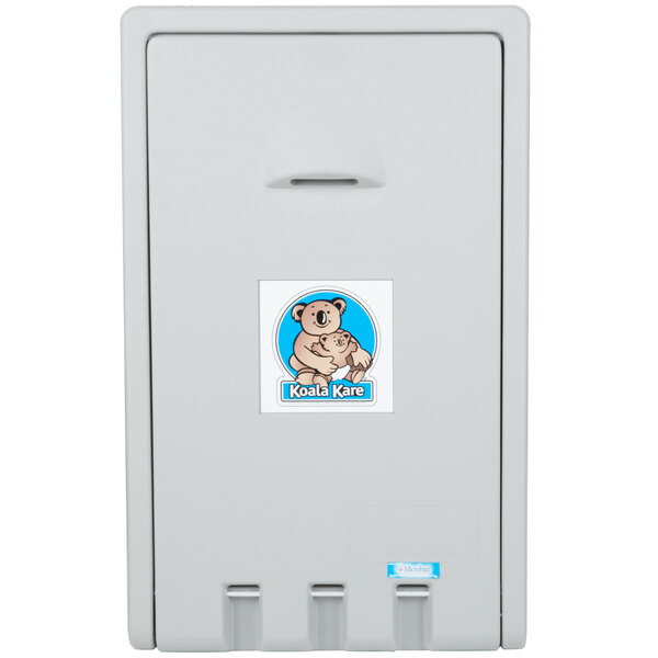 vertical baby changing station