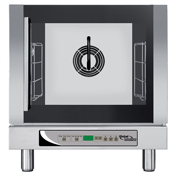 Global Solutions By Nemco GS1125 Half Size 4 Pan Countertop Convection