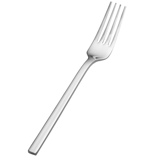 A Bon Chef Milan stainless steel salad/dessert fork with a silver handle.