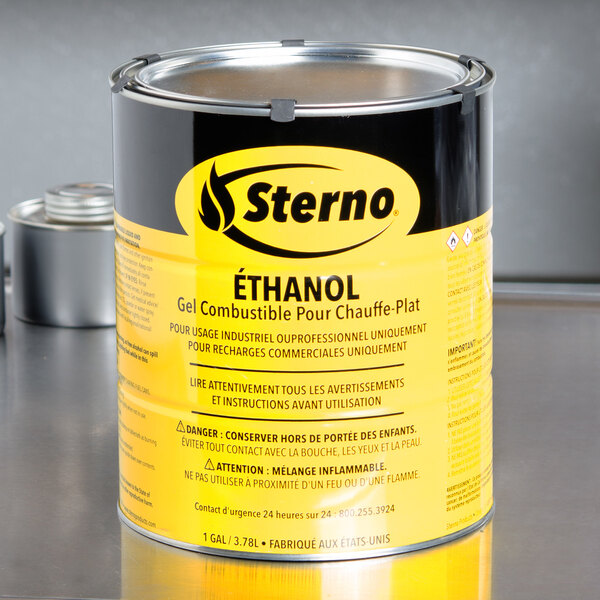 Sterno 20266 1 Gallon Ethanol Gel Chafing Fuel 4/Case