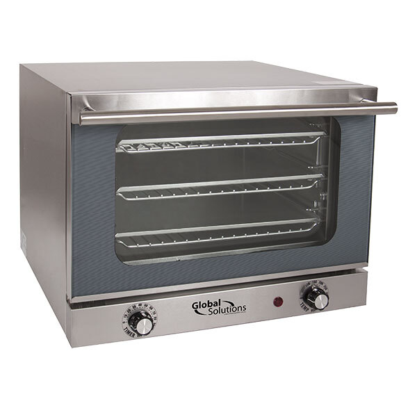 CONVECTION OVEN QUARTER SIZE 3 PAN ELECTRIC COUNTER TOP