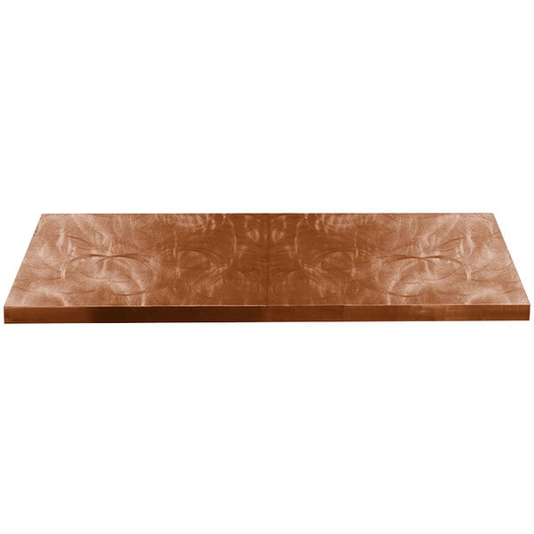A brown wooden table top.
