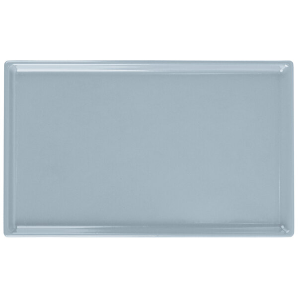 A gray rectangular cast aluminum cooling platter.