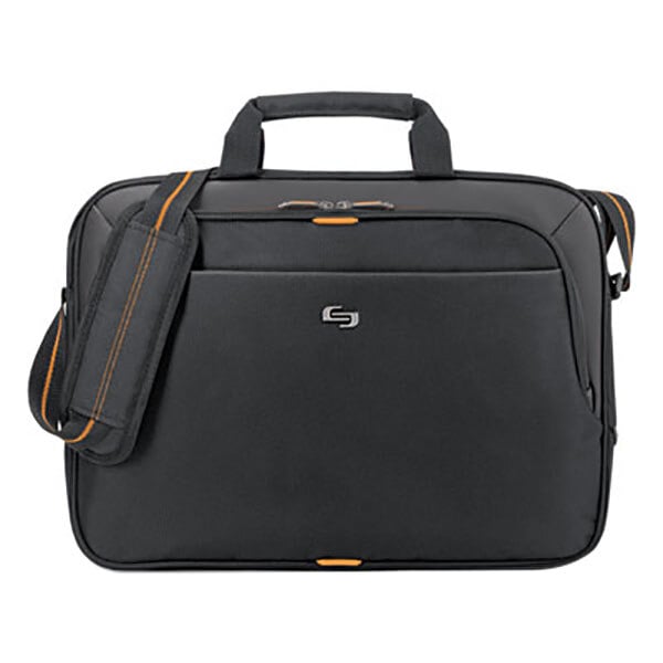 NEW Solo Paramount 16 Inch Laptop Briefcase with Smart Strap Black SHIPS FREE