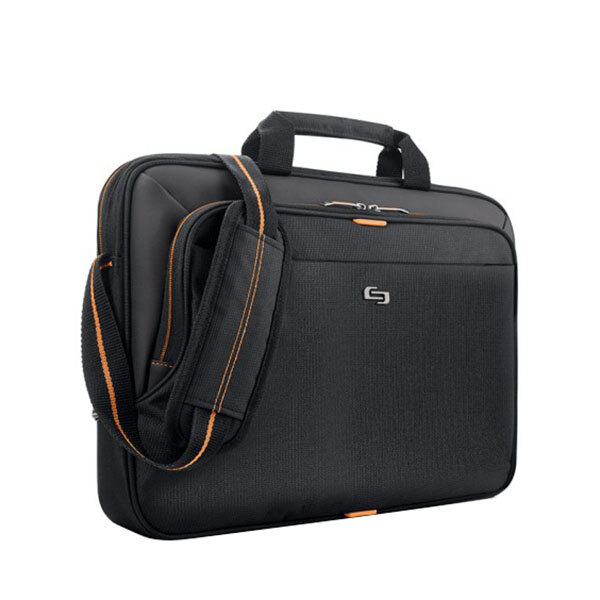 NEW Solo Paramount 16 Inch Laptop Briefcase with Smart Strap Black SHIPS FREE