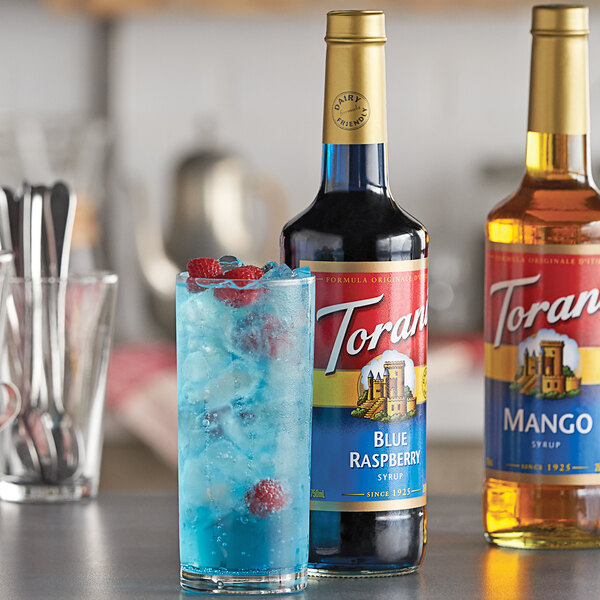 Torani Blue Raspberry Flavoring Syrup (750 mL)